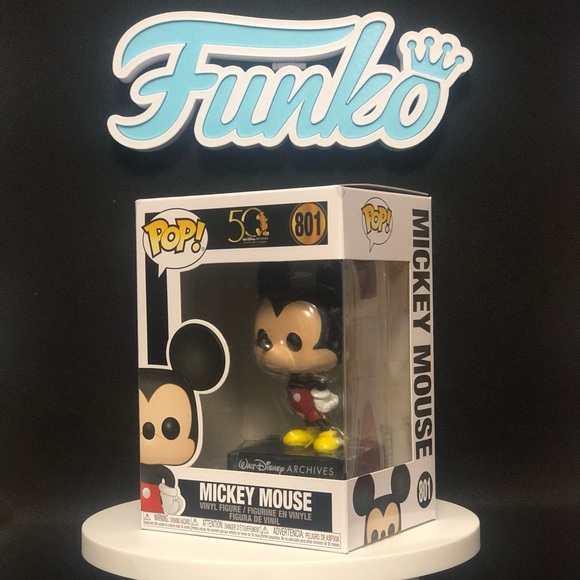 Mickey Mouse- 801 (50th Edition)- Disney- Mint Condition- Funko - Picture 2 of 8